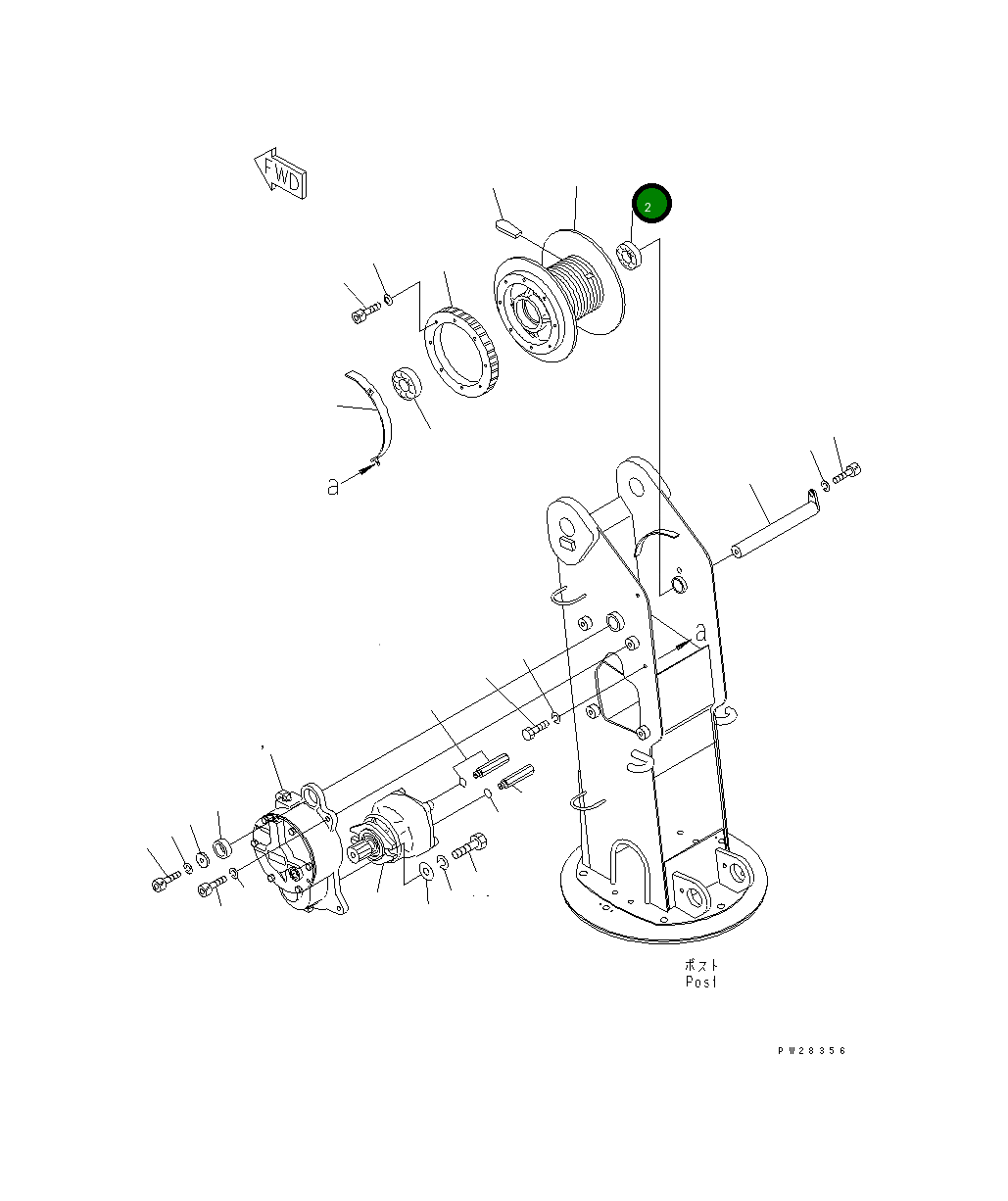 Подшипник MH25012-06206 Komatsu