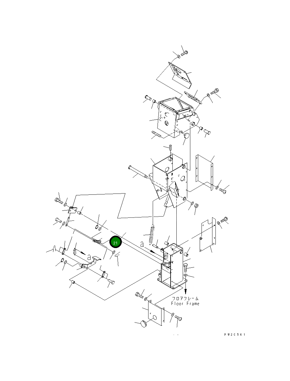 Рычаг 234-43-52210 Komatsu