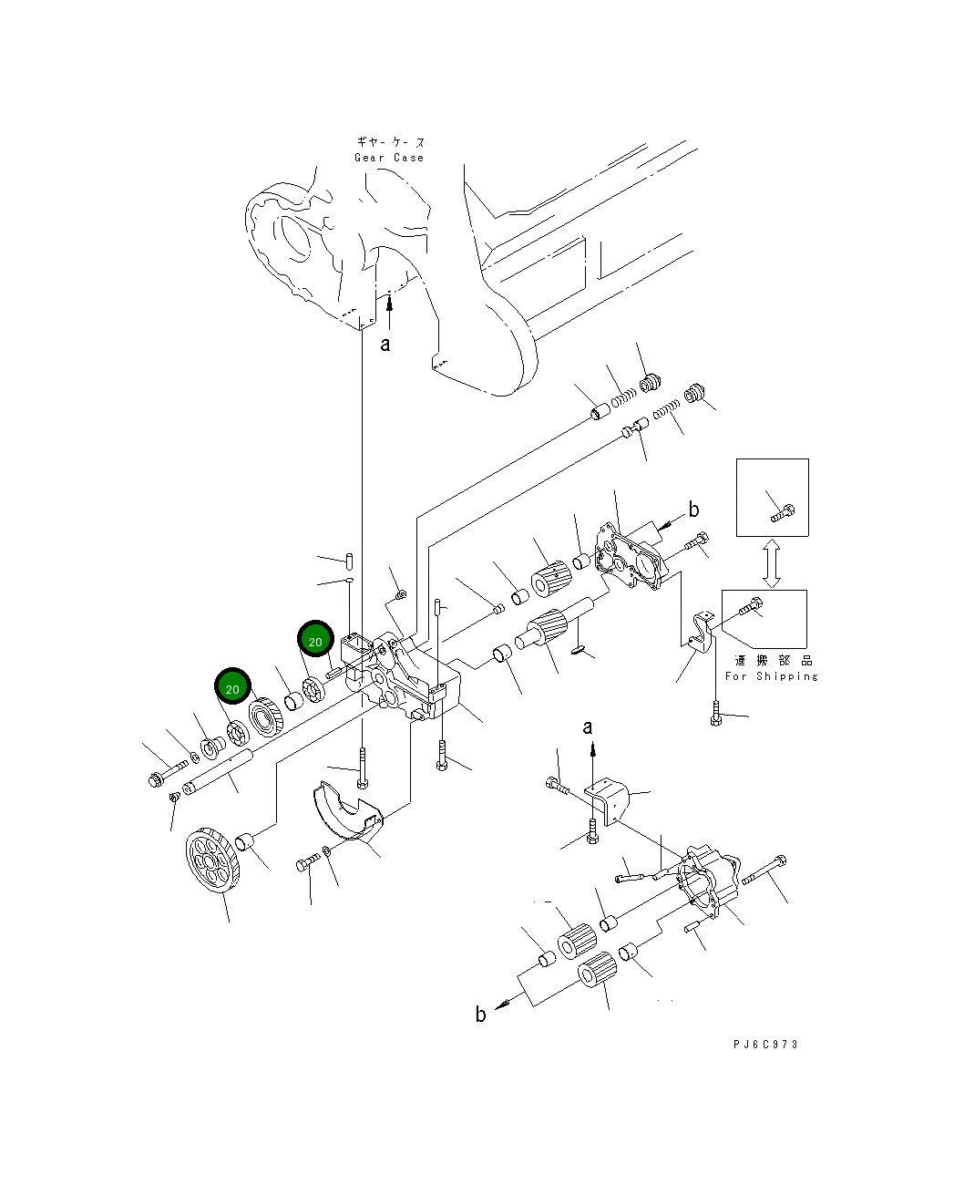 Подшипник 6164-21-2470  Komatsu