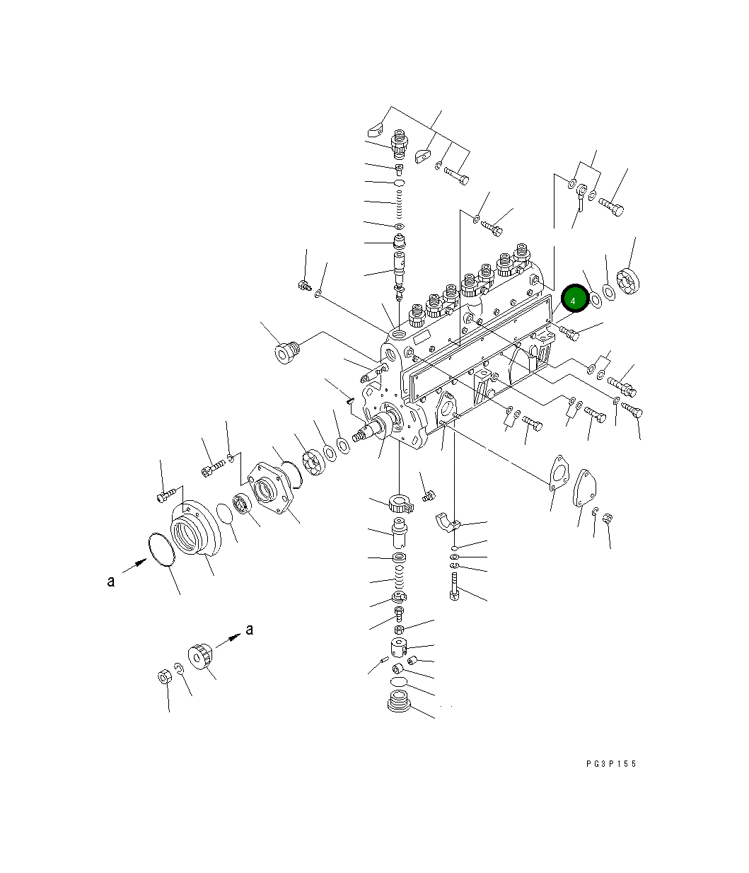 Крышка DK133010-7220 Komatsu