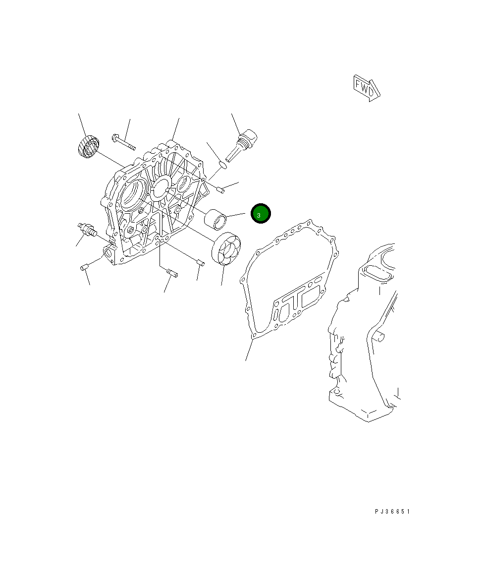 Подшипник YM114350-02101 Komatsu