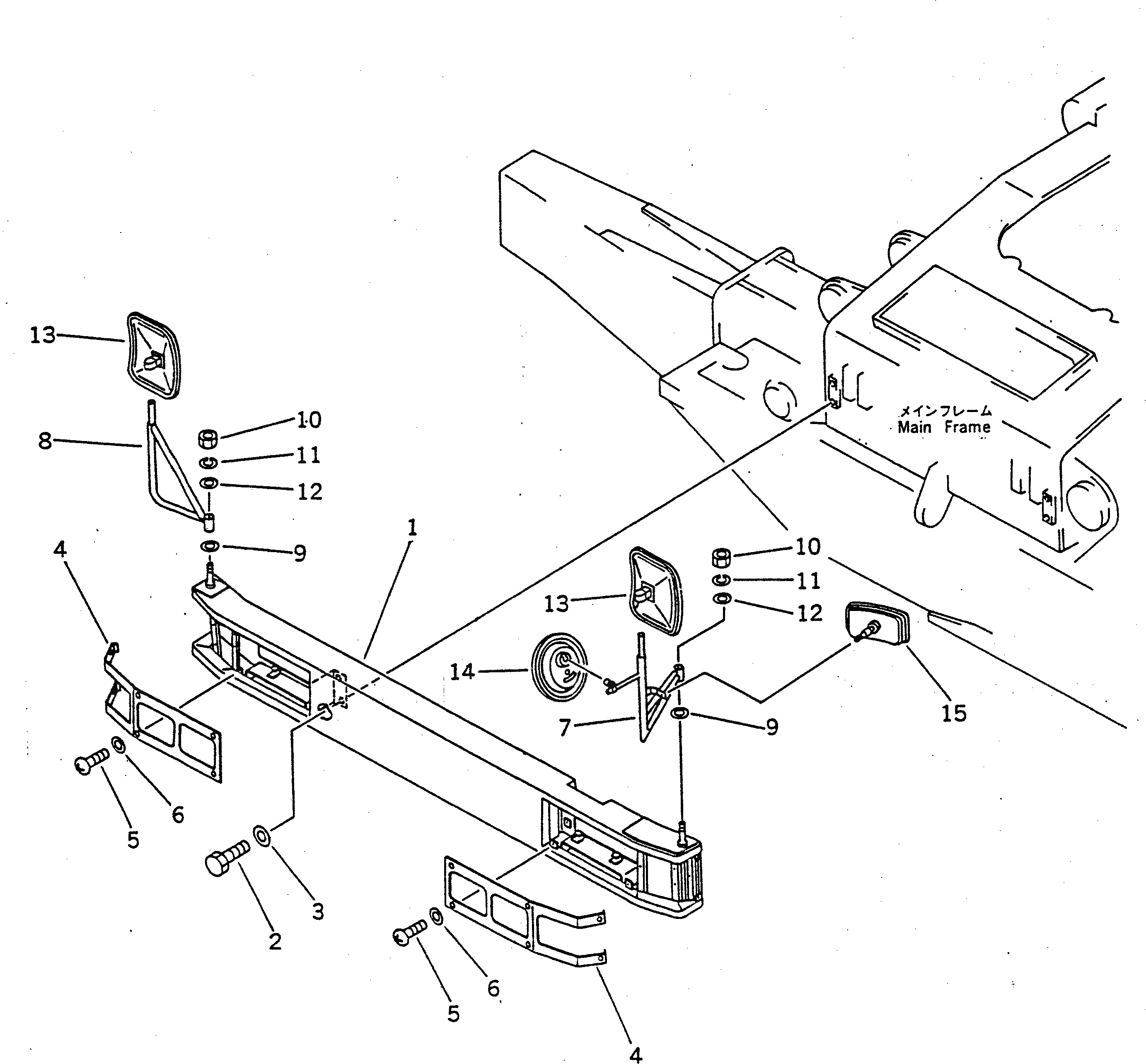 Крышка 23S-54-16362 Komatsu