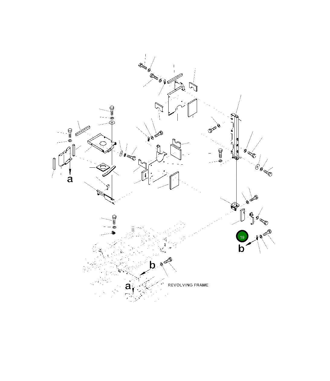 Крышка 2A5-54-12121  Komatsu