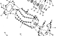 Коробка резцов в сборе (приварная) 262-890-1240 Komatsu