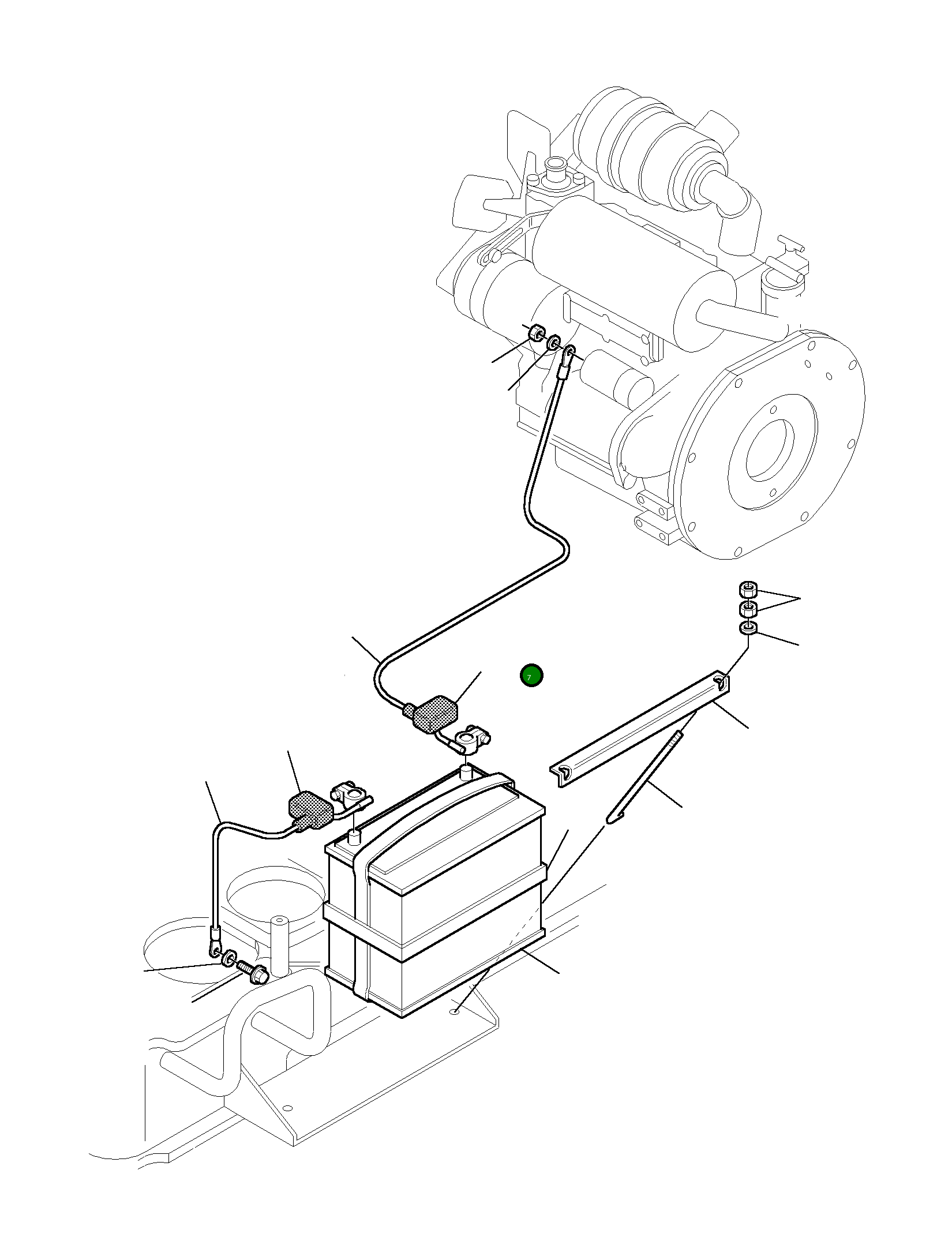 Крышка 885240017 Komatsu