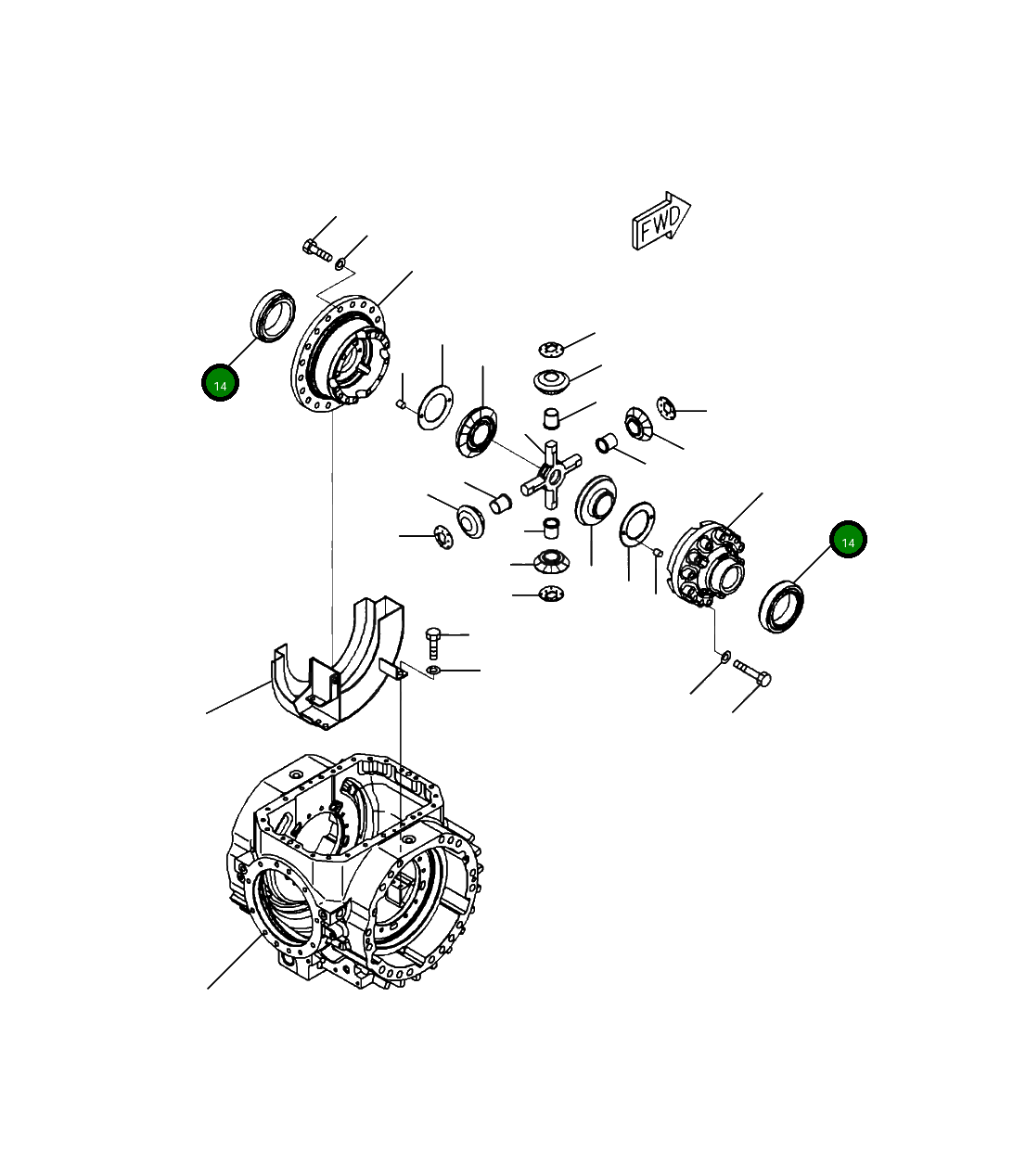 Подшипник 421-22-41860 Komatsu