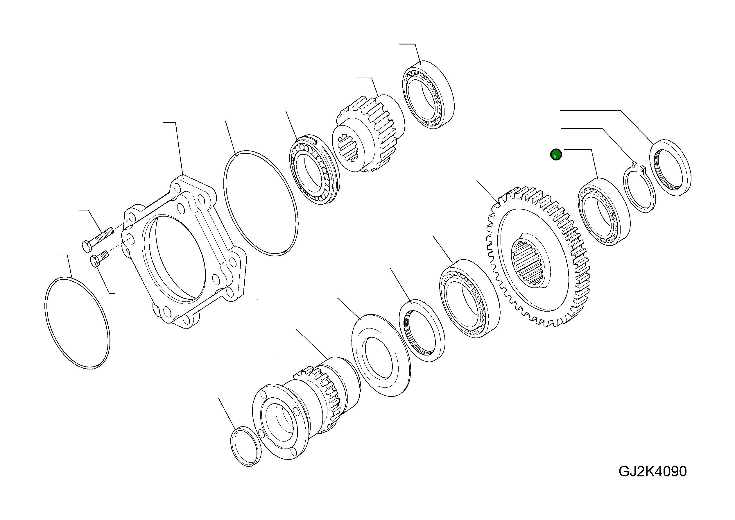 Подшипник 42T-23-H0P59 Komatsu