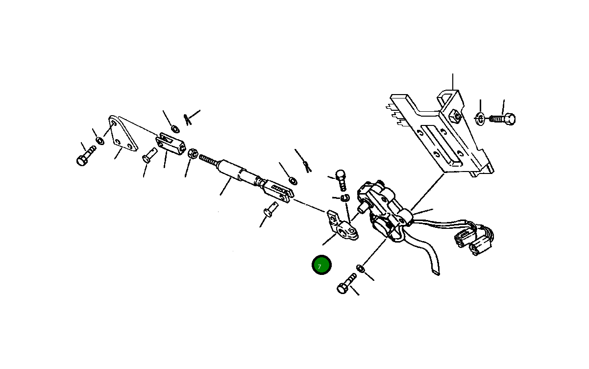 Рычаг 207-43-58121 Komatsu