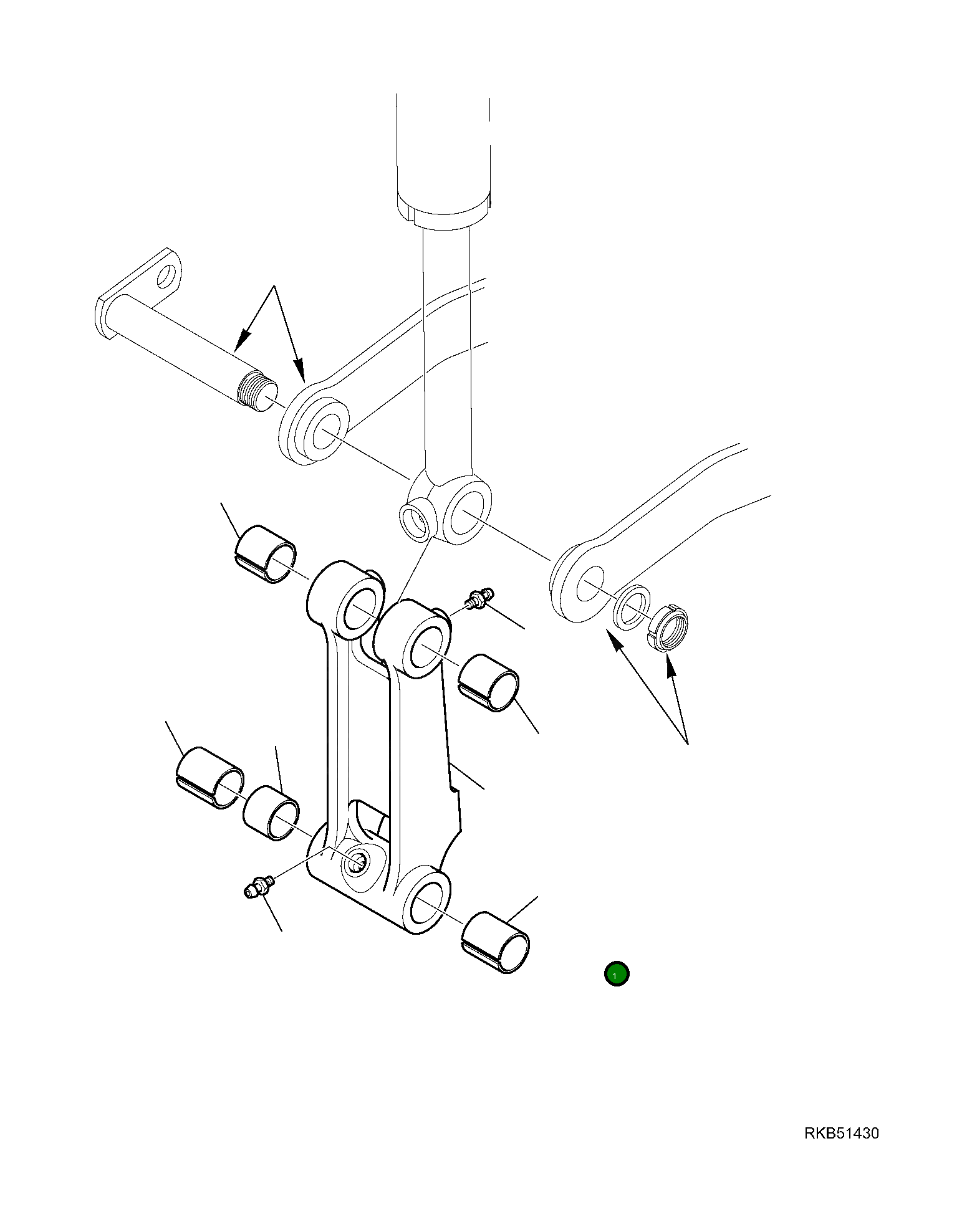 Рычаг 42N-856-1720 Komatsu