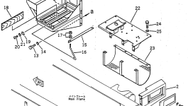 Кронштейн 22X-54-15511 Komatsu