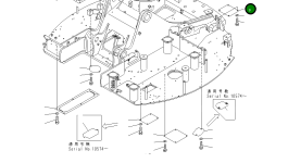 Крышка 22U-54-12160 Komatsu