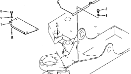 Крышка 201-54-28410 Komatsu