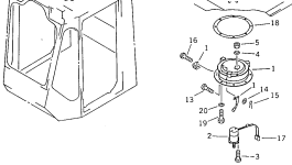 Уплотнение 41E-56-11560 Komatsu