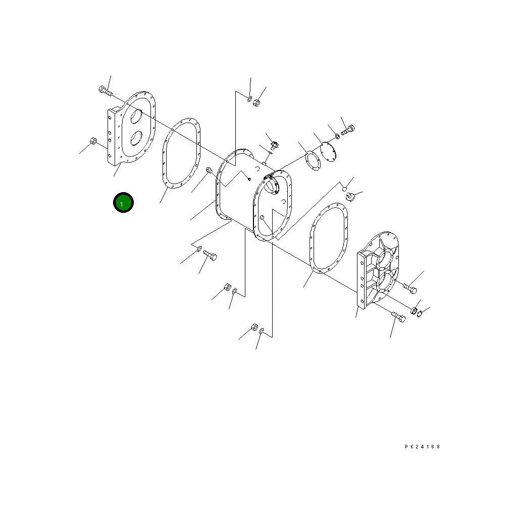 Крышка 8248-70-2110  Komatsu