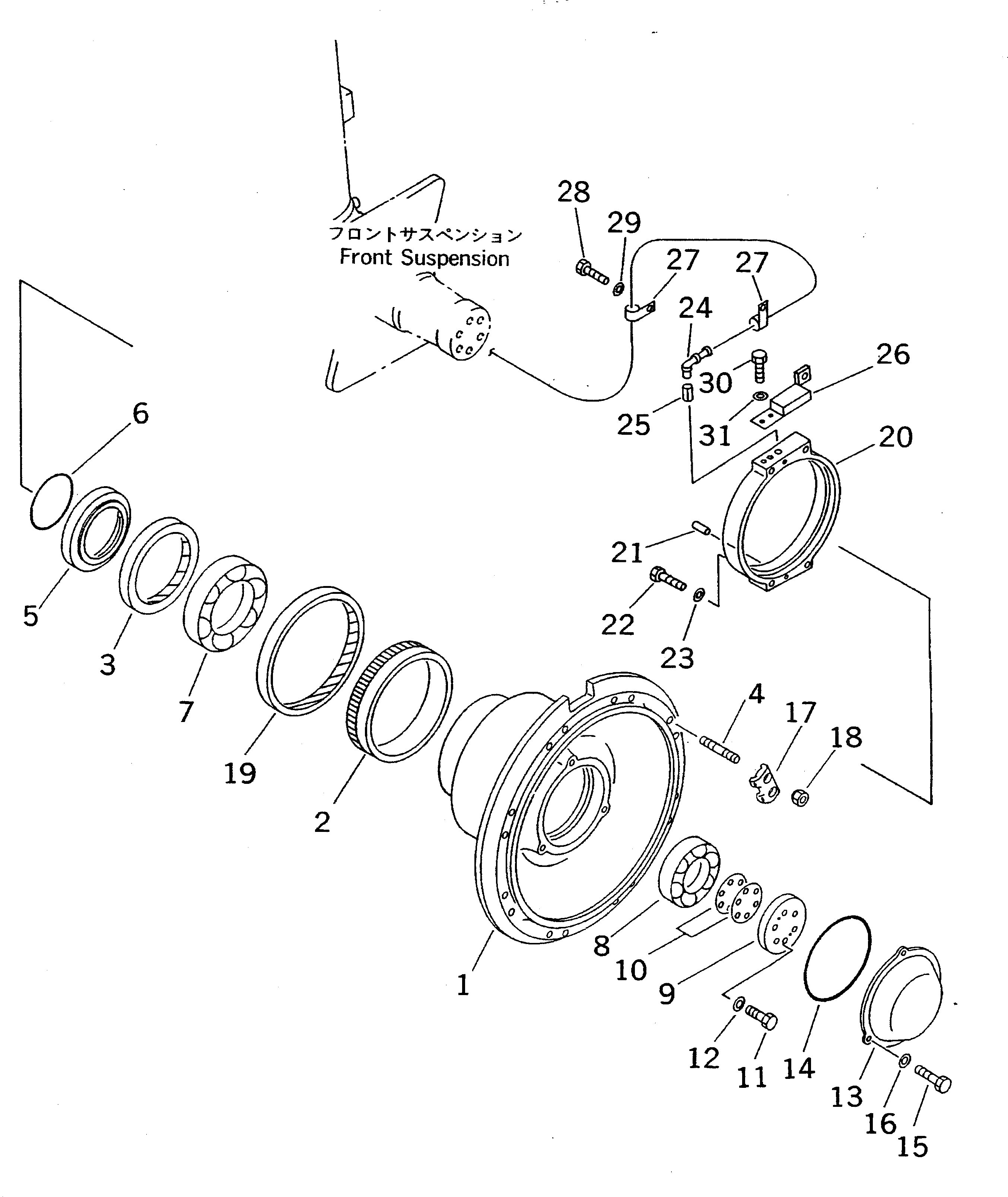 Подшипник 569-27-61910 Komatsu