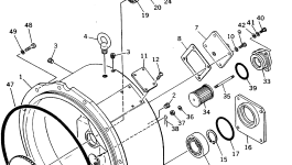 Крышка 567-13-13220  Komatsu