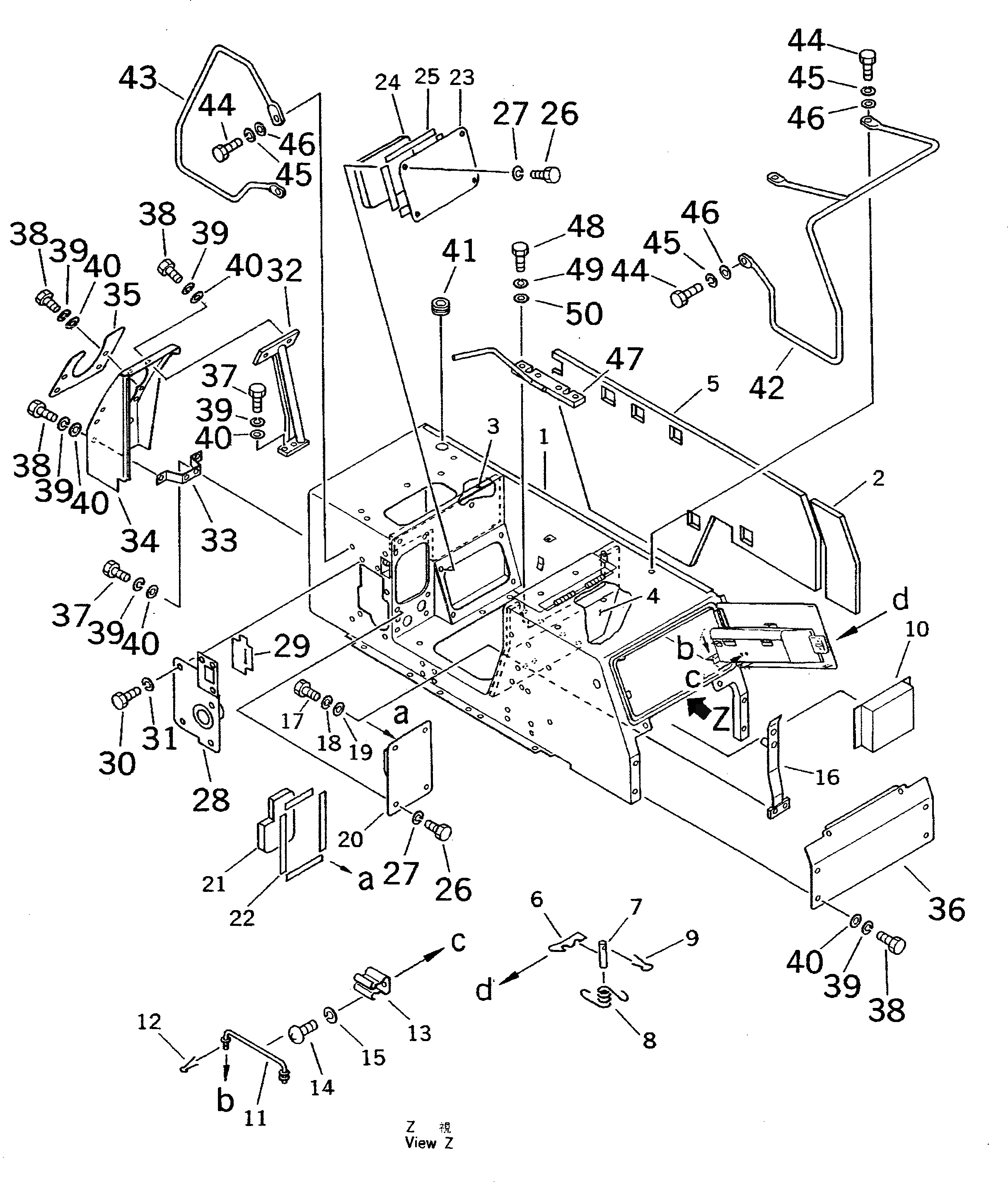 Крышка 12G-B62-3270 Komatsu