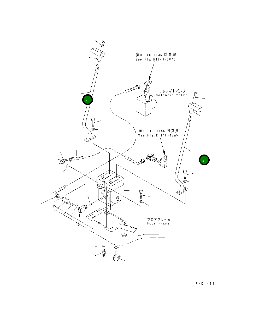 Рычаг 21Y-43-11150 Komatsu