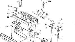 Крышка 20M-43-19530 Komatsu