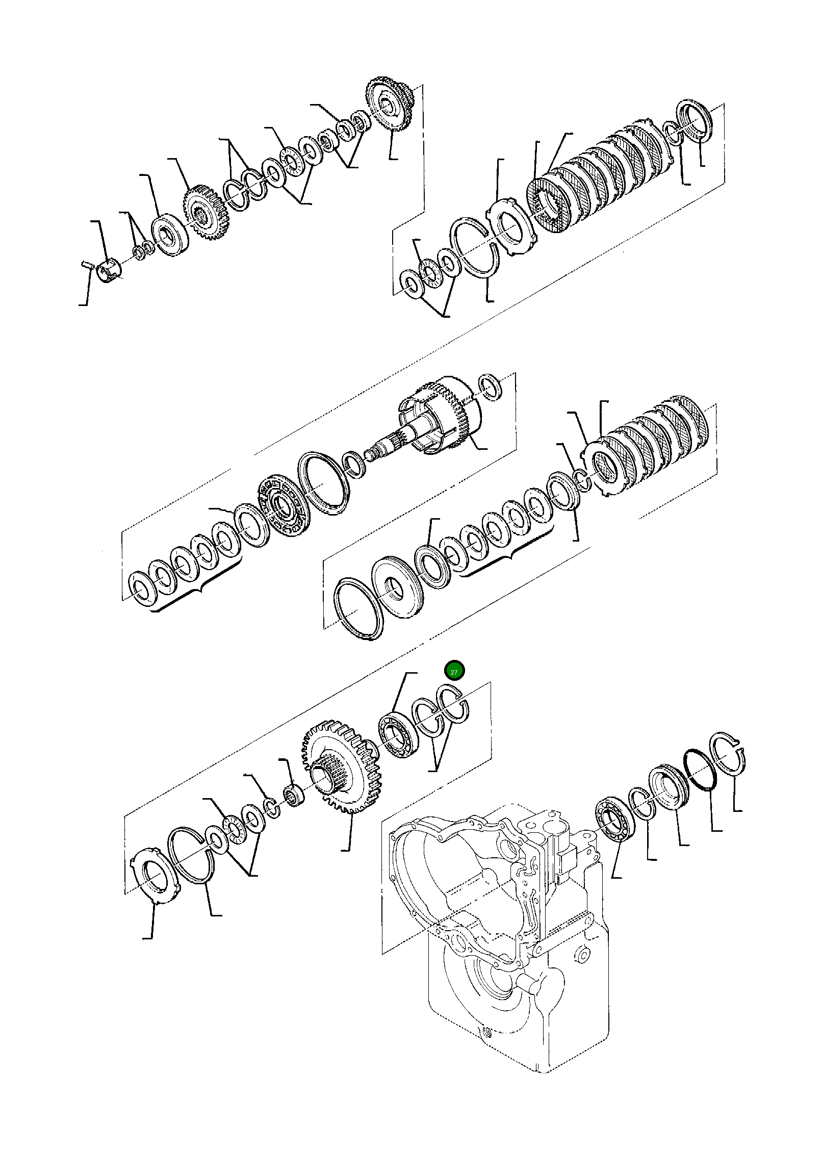 Подшипник CK0246412 Komatsu