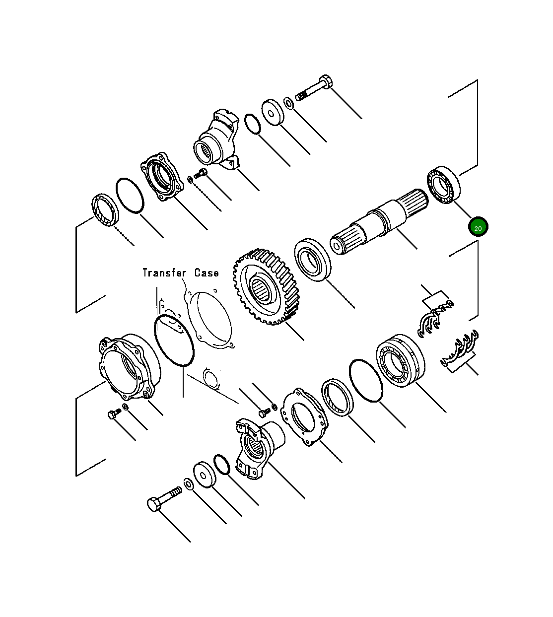 Подшипник 421-15-13380 Komatsu
