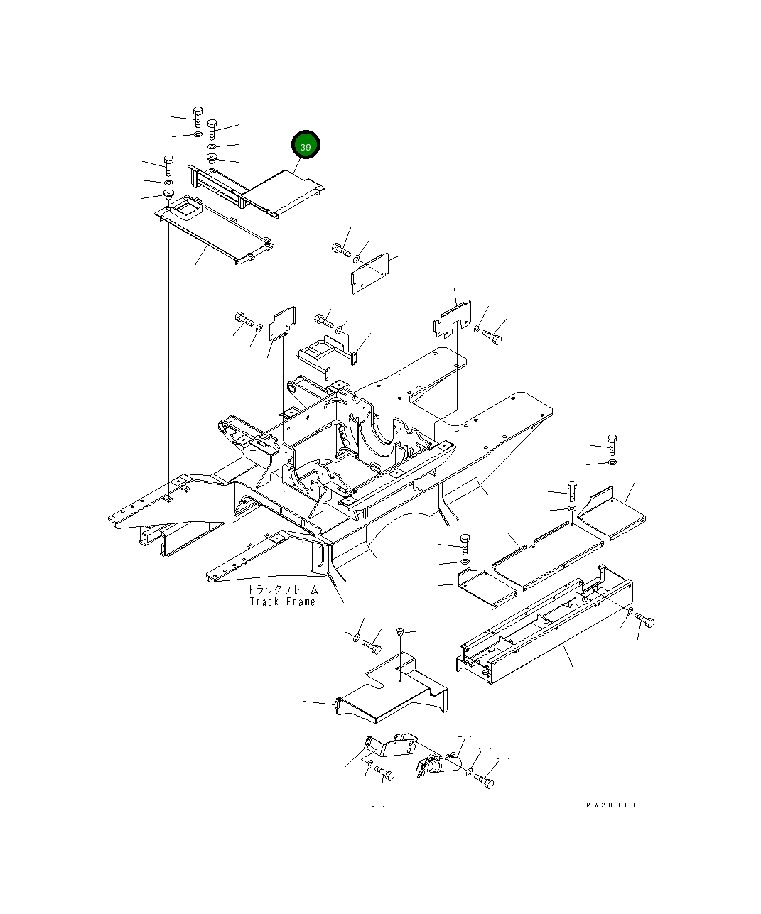 Крышка 8298-54-2450  Komatsu