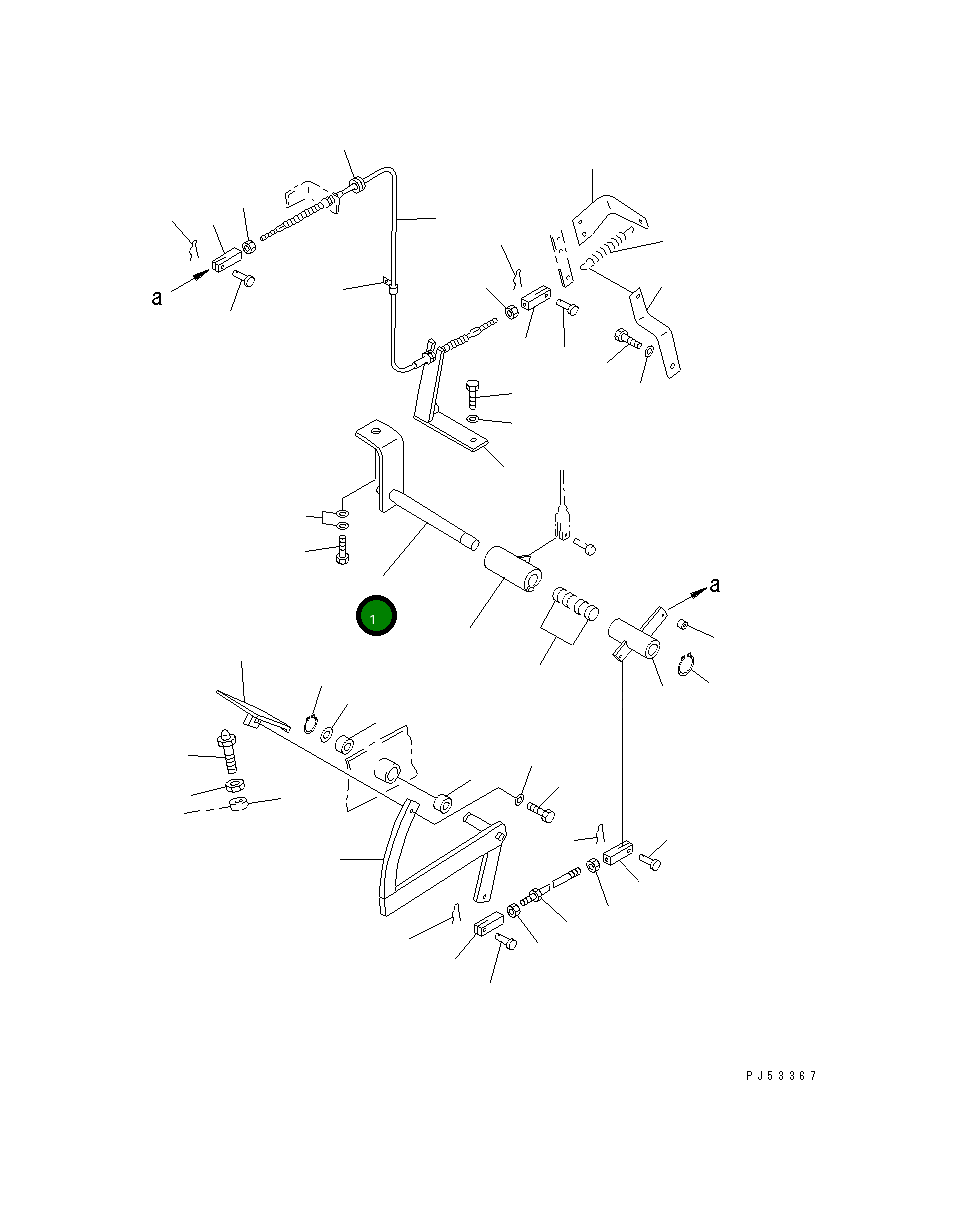 Рычаг 23E-43-18630 Komatsu