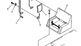 Зеркало O8174-33023 Komatsu