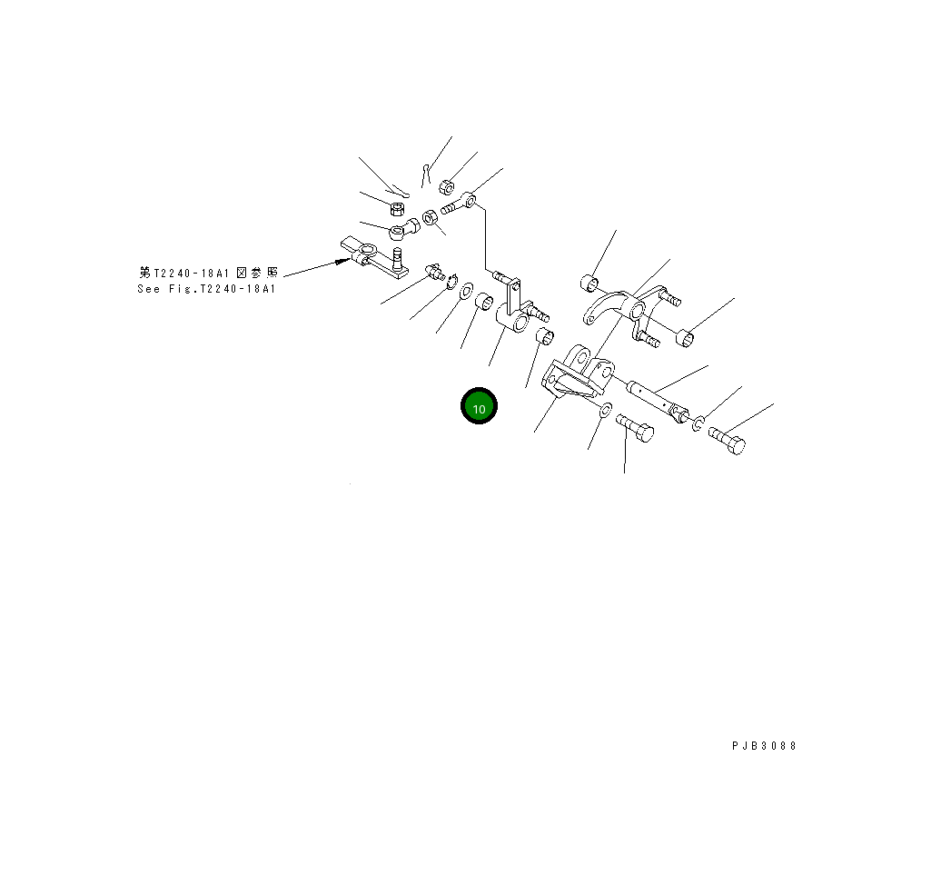 Рычаг 156-76-34191 Komatsu