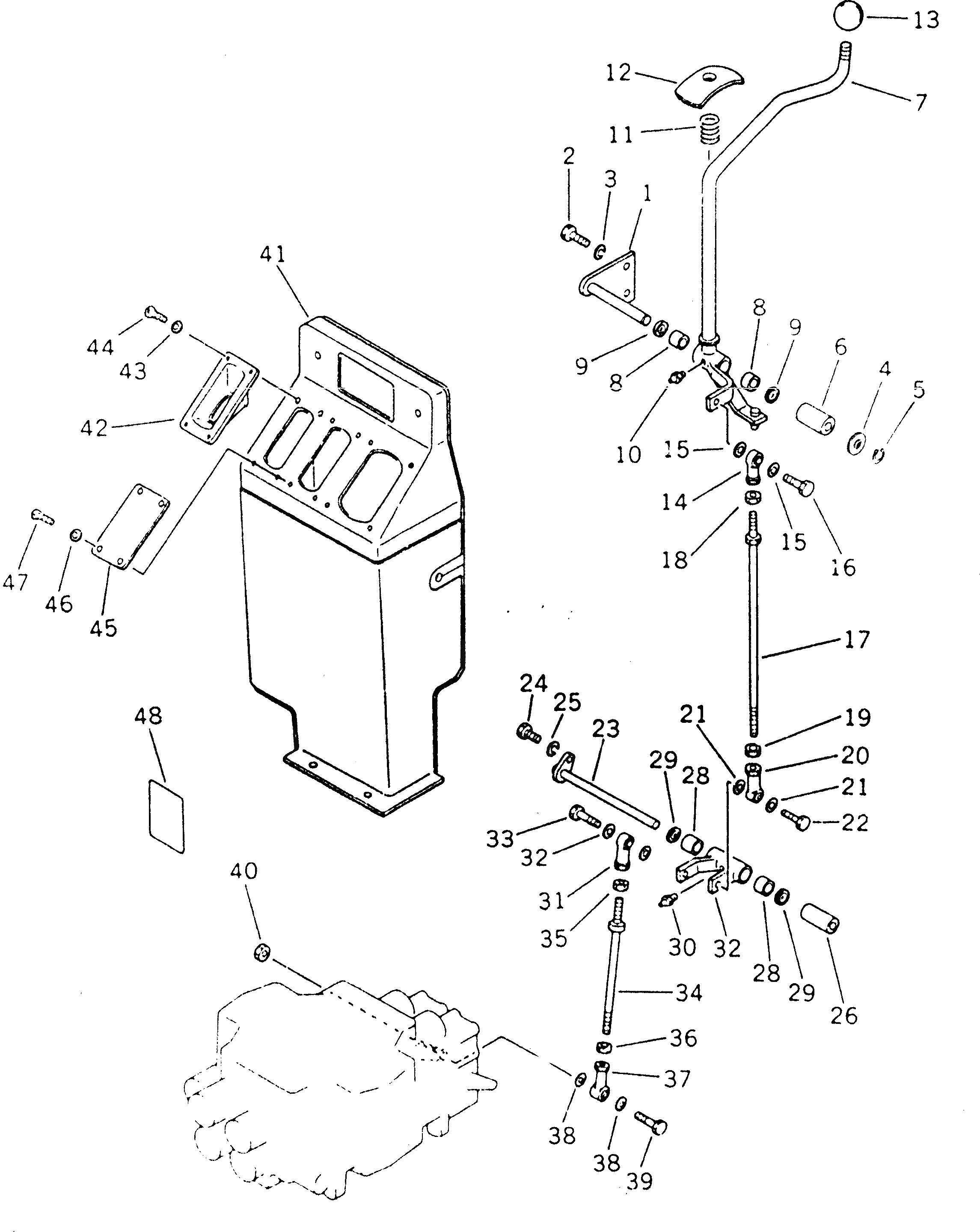 Рычаг 142-43-15412 Komatsu