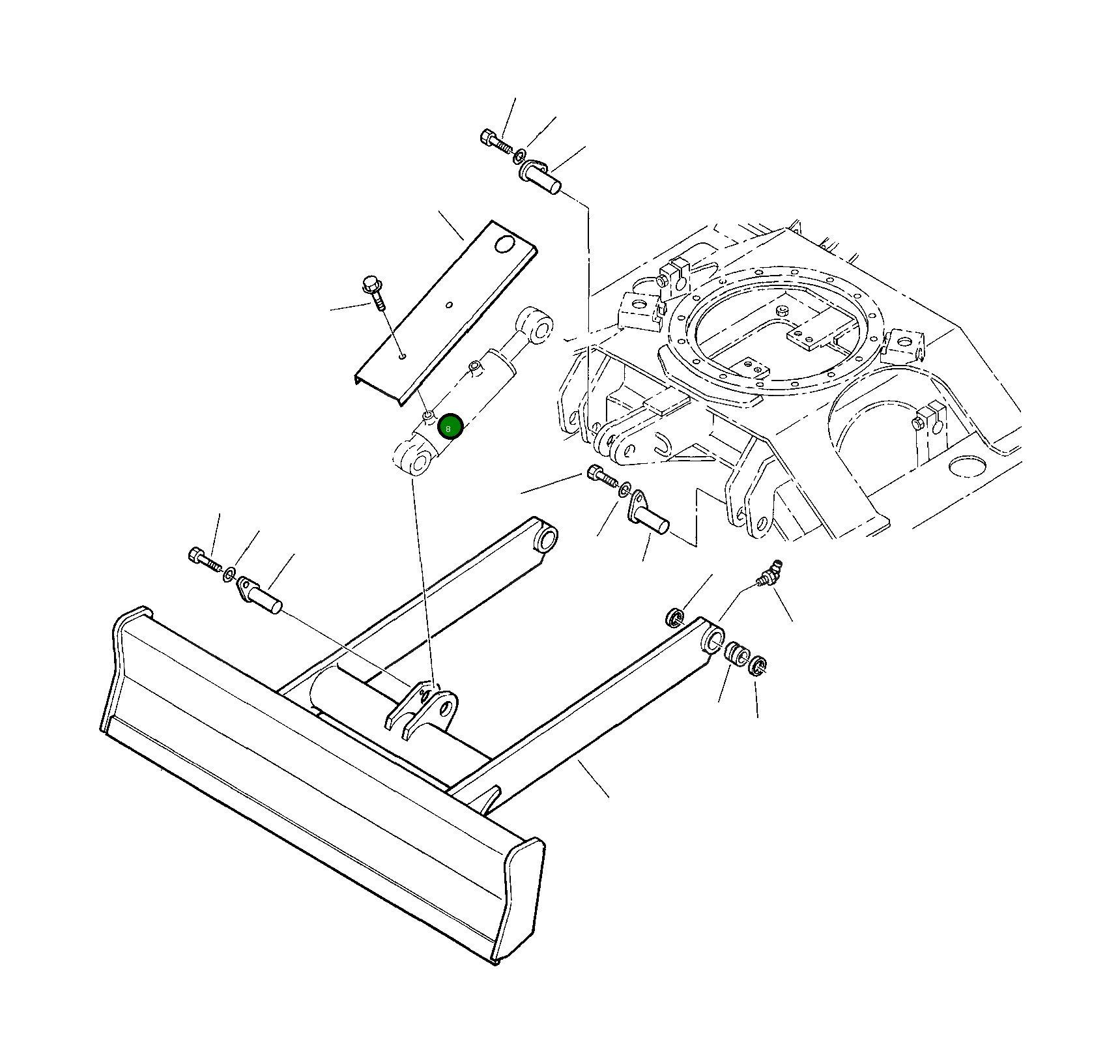 Крышка 3F20A4600  Komatsu