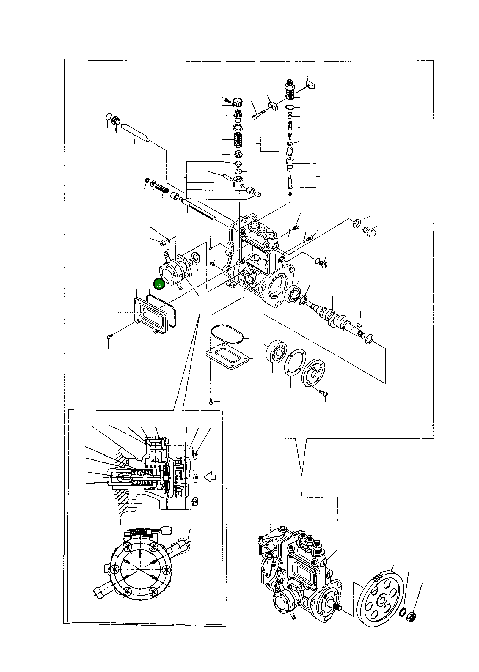Крышка YMR000235 Komatsu