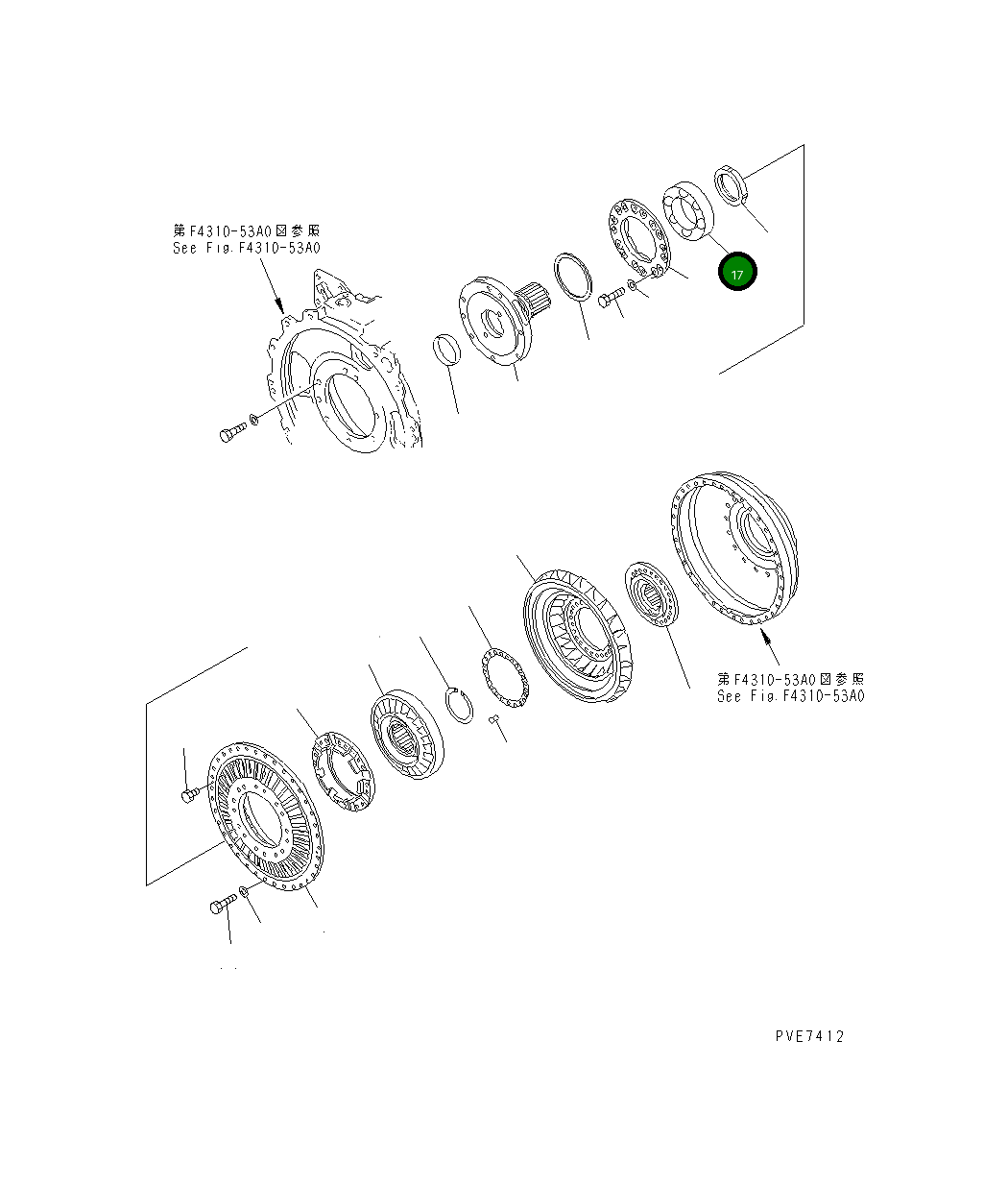 Подшипник 711-56-31160 Komatsu