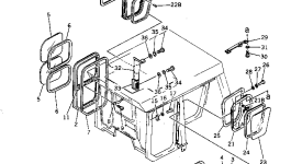 Замок 195-979-1491 Komatsu