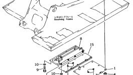 Крышка 208-54-57161 Komatsu