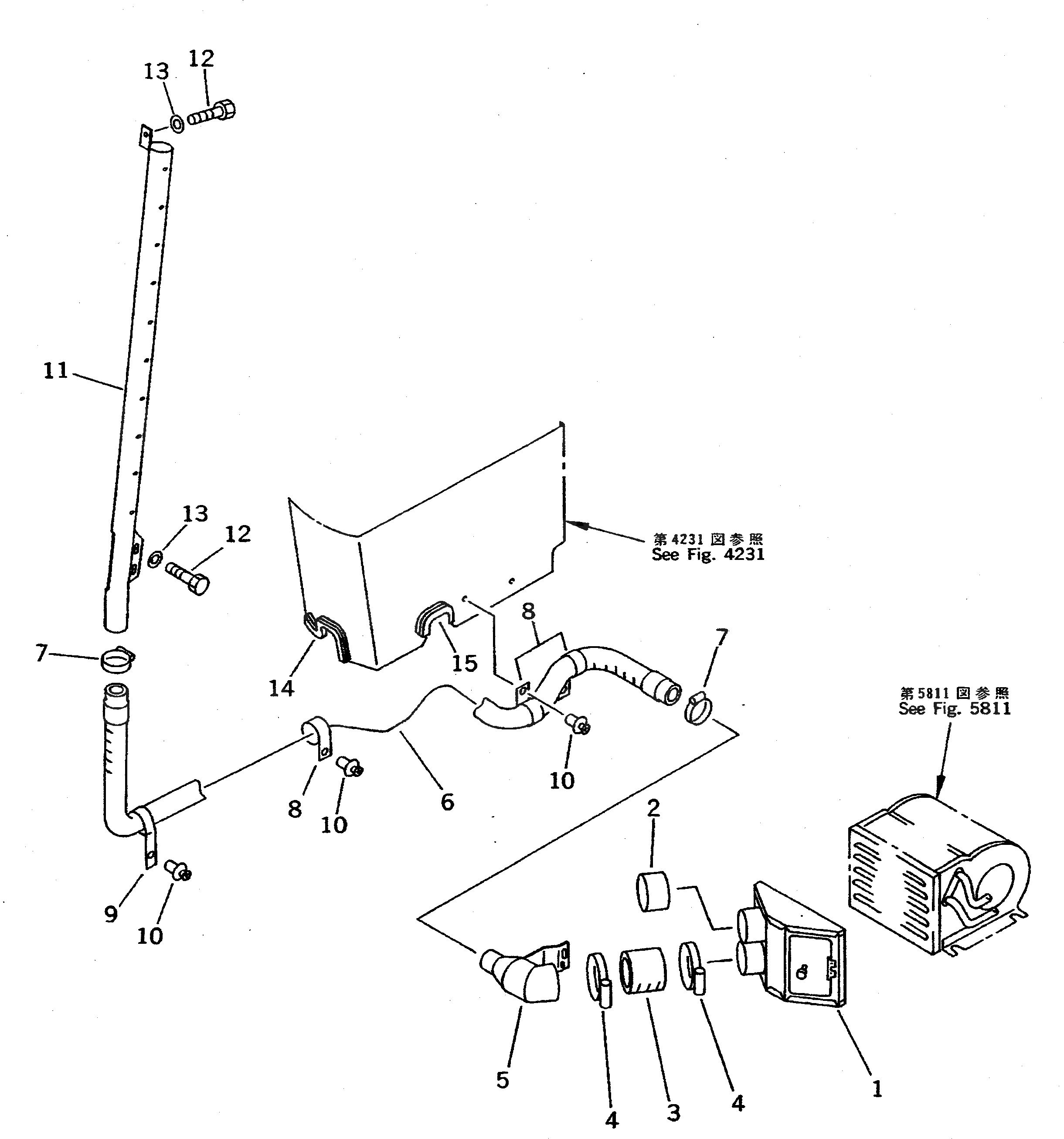 Крышка 205-977-K140 Komatsu