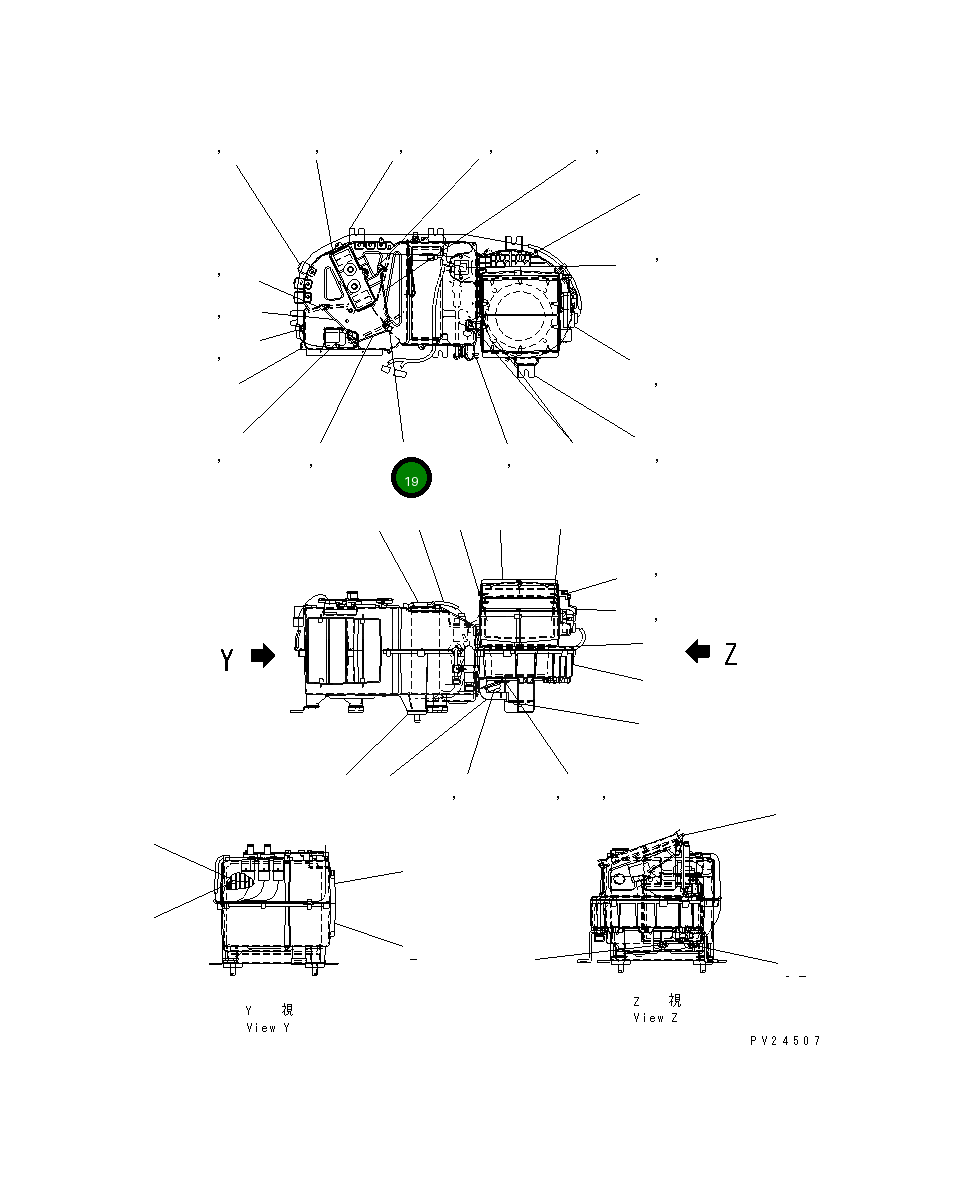Рычаг DK534470-2100 Komatsu