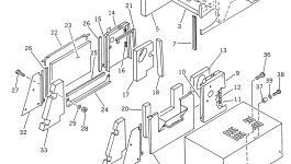 Уплотнение 415-Z97-1430 Komatsu
