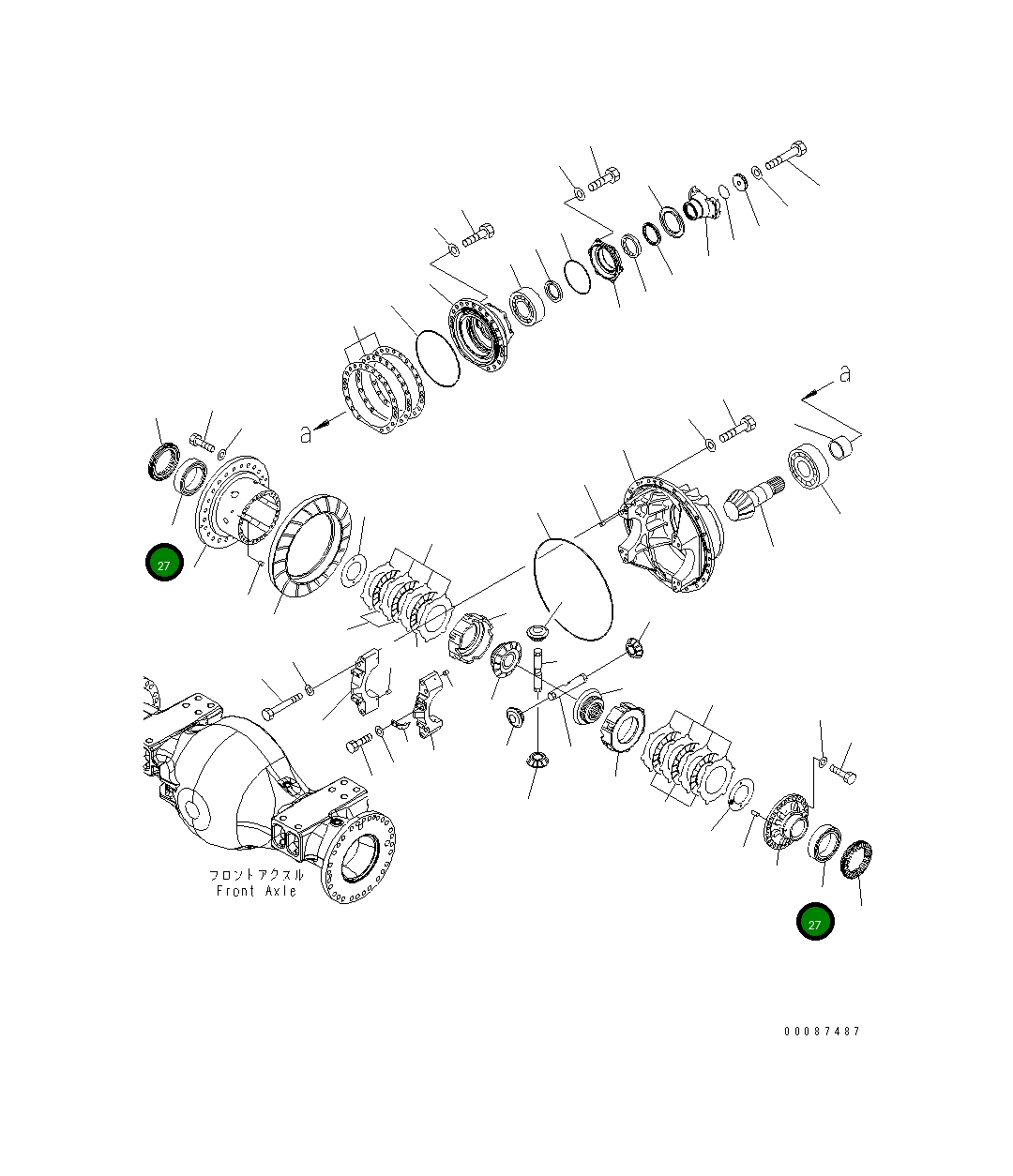 Подшипник 566-22-71850 Komatsu