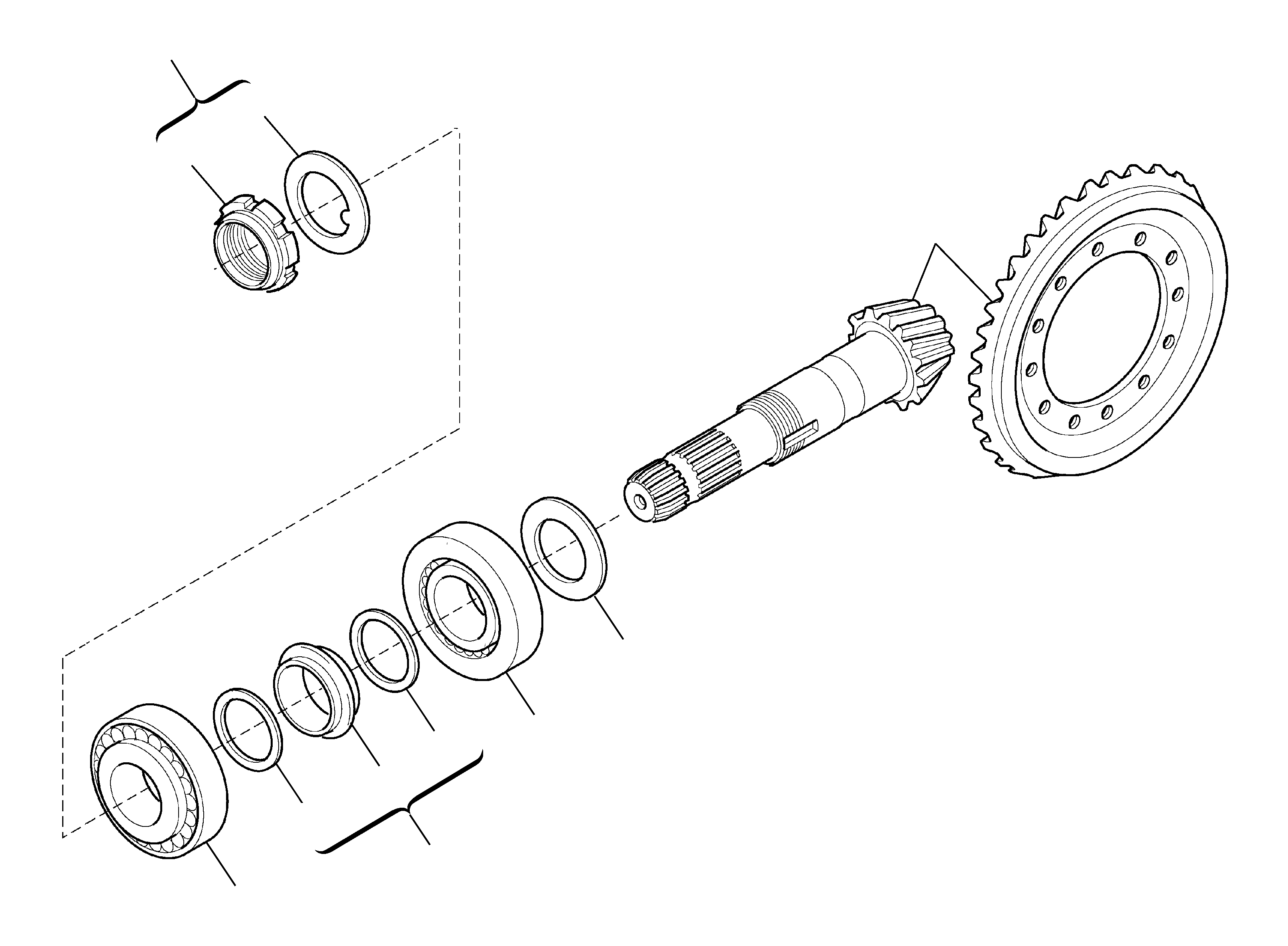 Подшипник 805300097 Komatsu