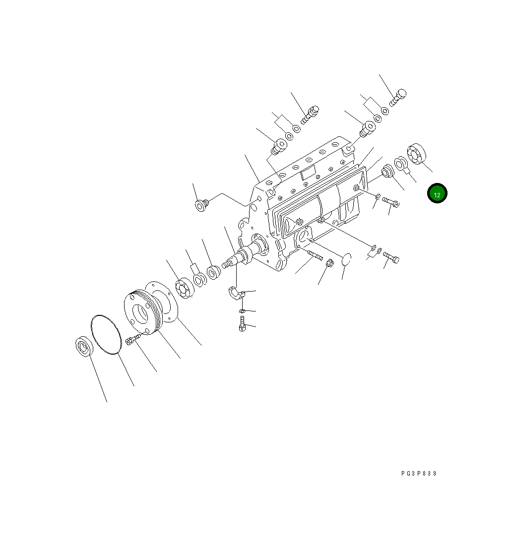 Подшипник DK016630-2030 Komatsu