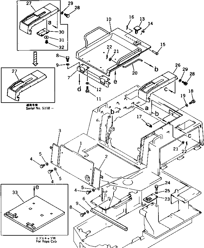 Крышка 362-54-24210 Komatsu