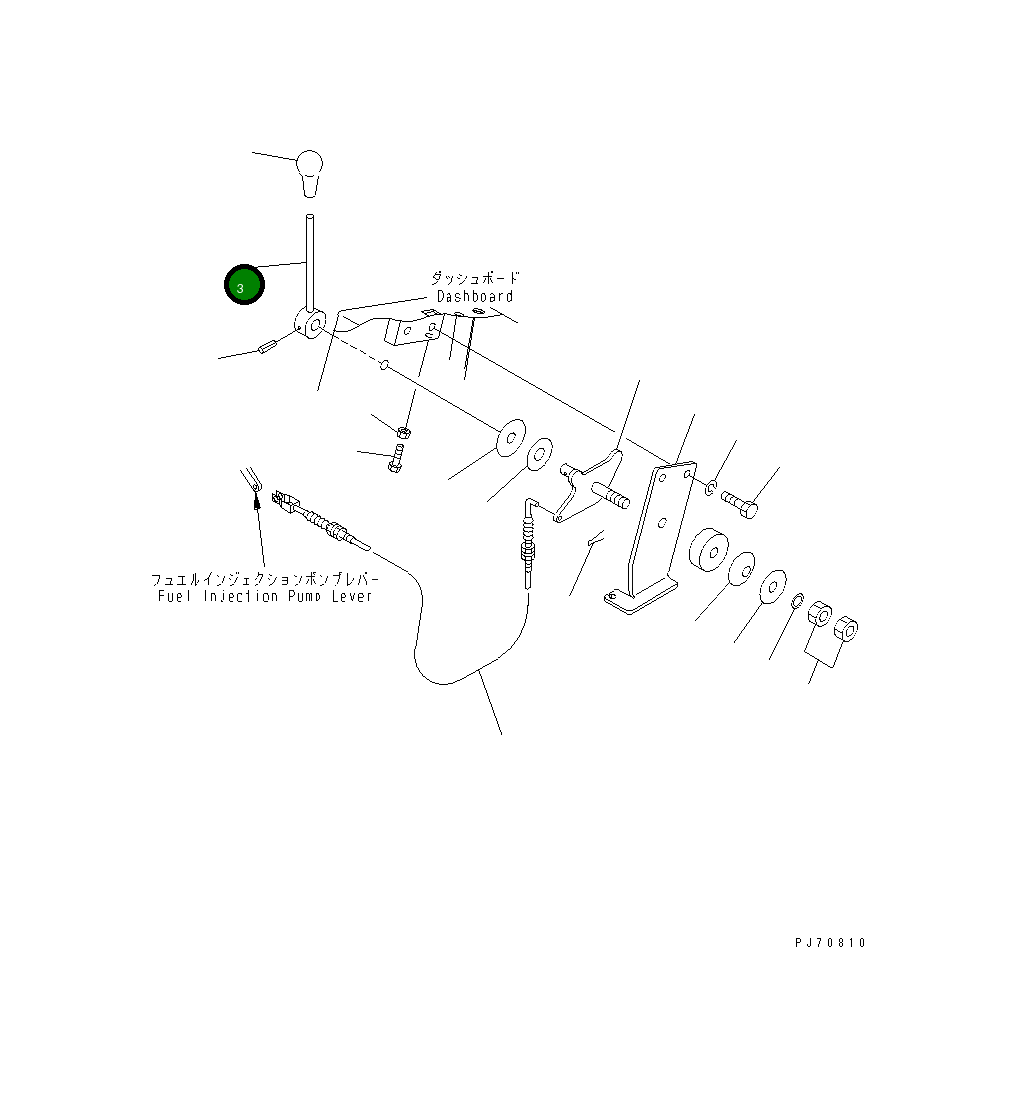 Рычаг 258-20-58300 Komatsu