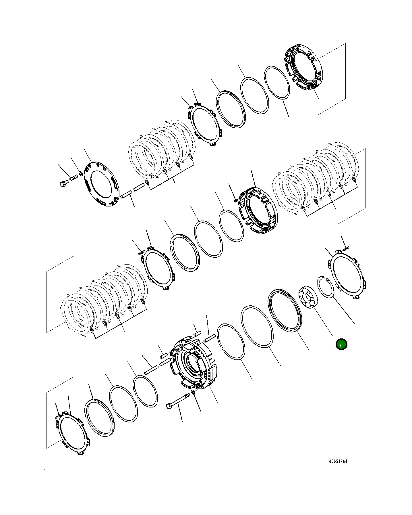 Подшипник 561-15-79690 Komatsu