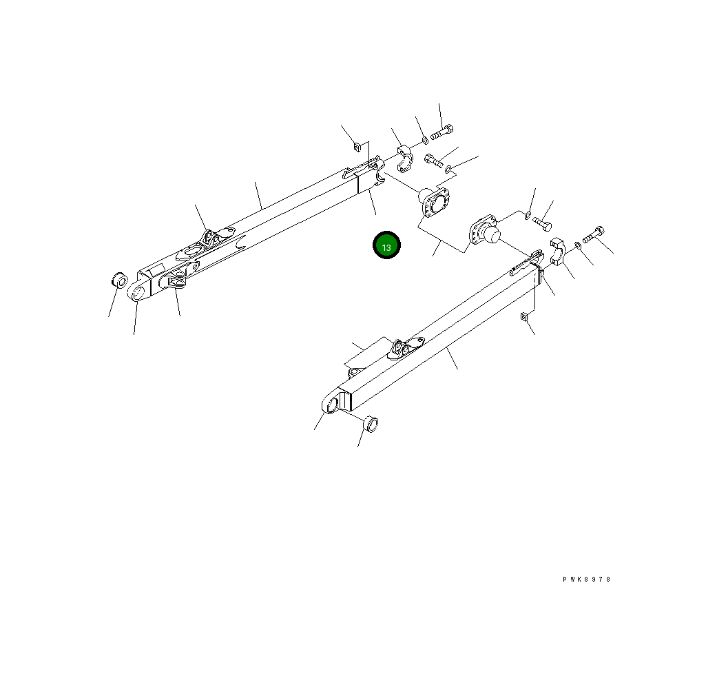 Подшипник 13F-70-31231 Komatsu