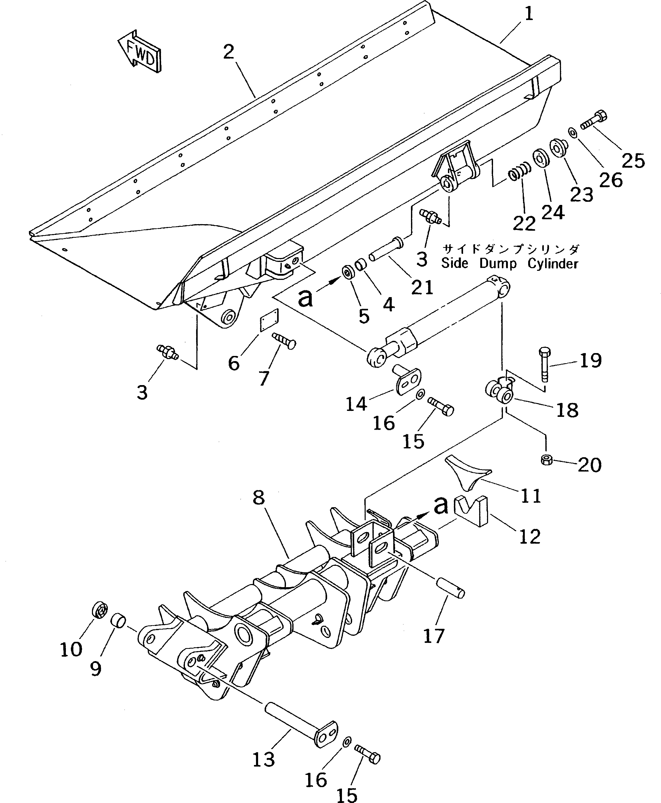 Крышка 419-824-1560  Komatsu