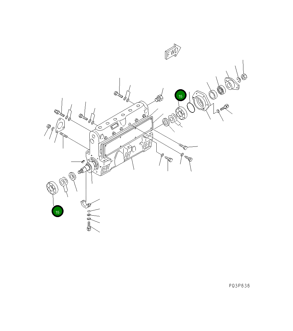 Подшипник DK016603-3230 Komatsu