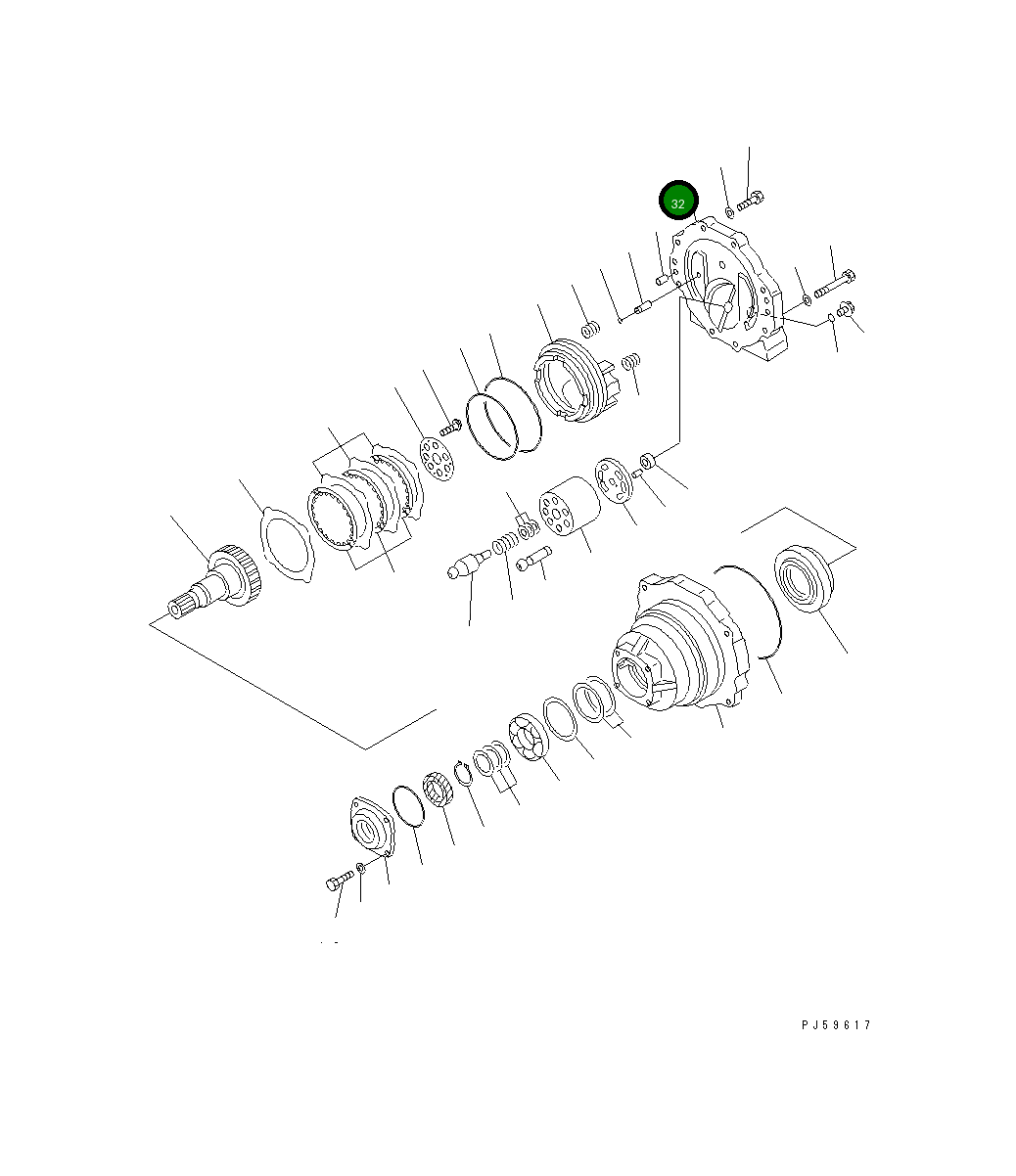 Крышка,END 706-7E-12230 Komatsu