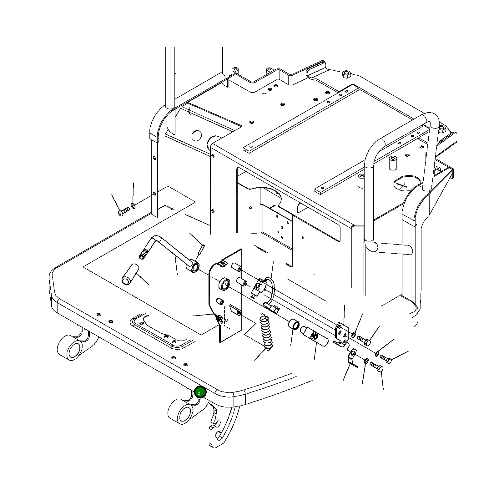 Рычаг 22M-43-R1532 Komatsu