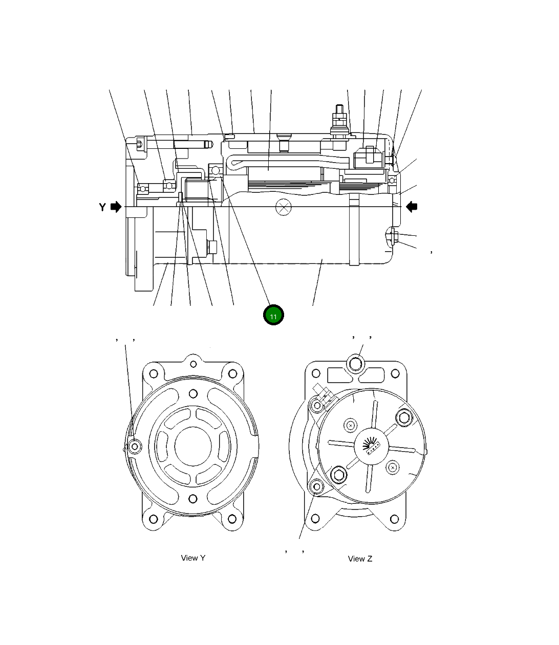 Подшипник KD1-0454-62057 Komatsu
